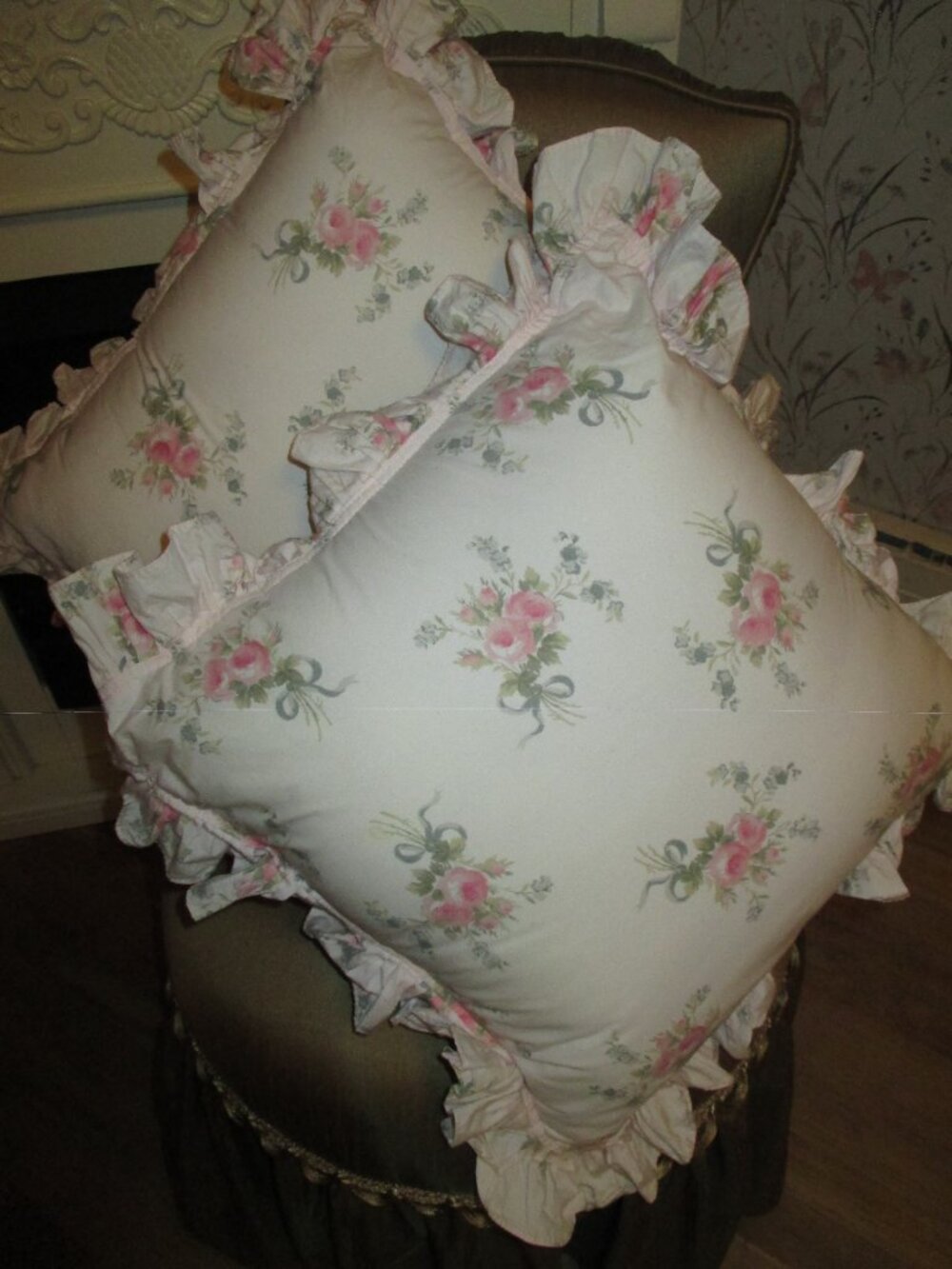 Shabby Chic Floral Deco Pillows